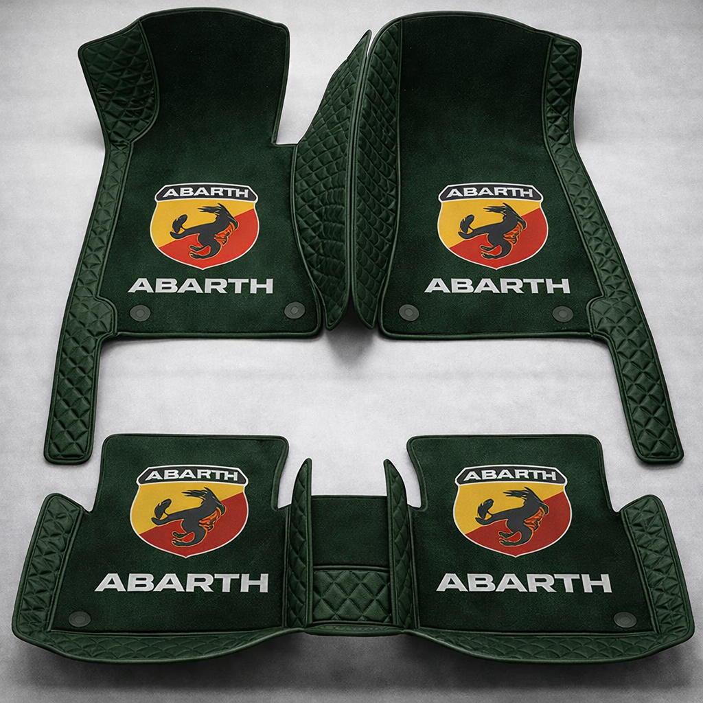 Prémium PVC és bőr autószőnyeg szett, minden időjáráshoz, vízálló – komplett első és hátsó készlet.