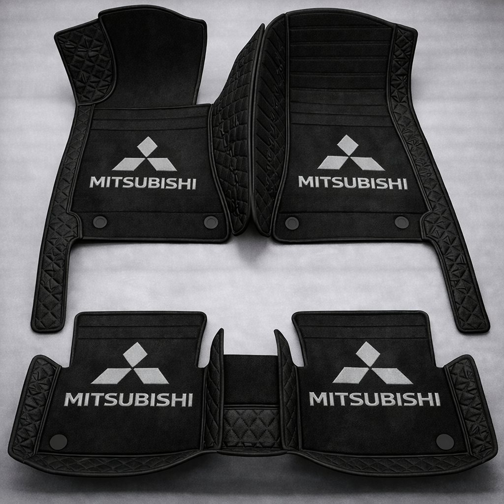 Prémium PVC és bőr autószőnyeg szett, minden időjáráshoz, vízálló – komplett első és hátsó készlet.