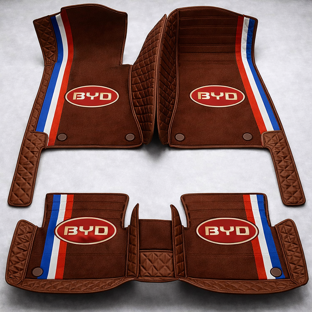 Prémium PVC és bőr autószőnyeg szett, minden időjáráshoz, vízálló – komplett első és hátsó készlet.