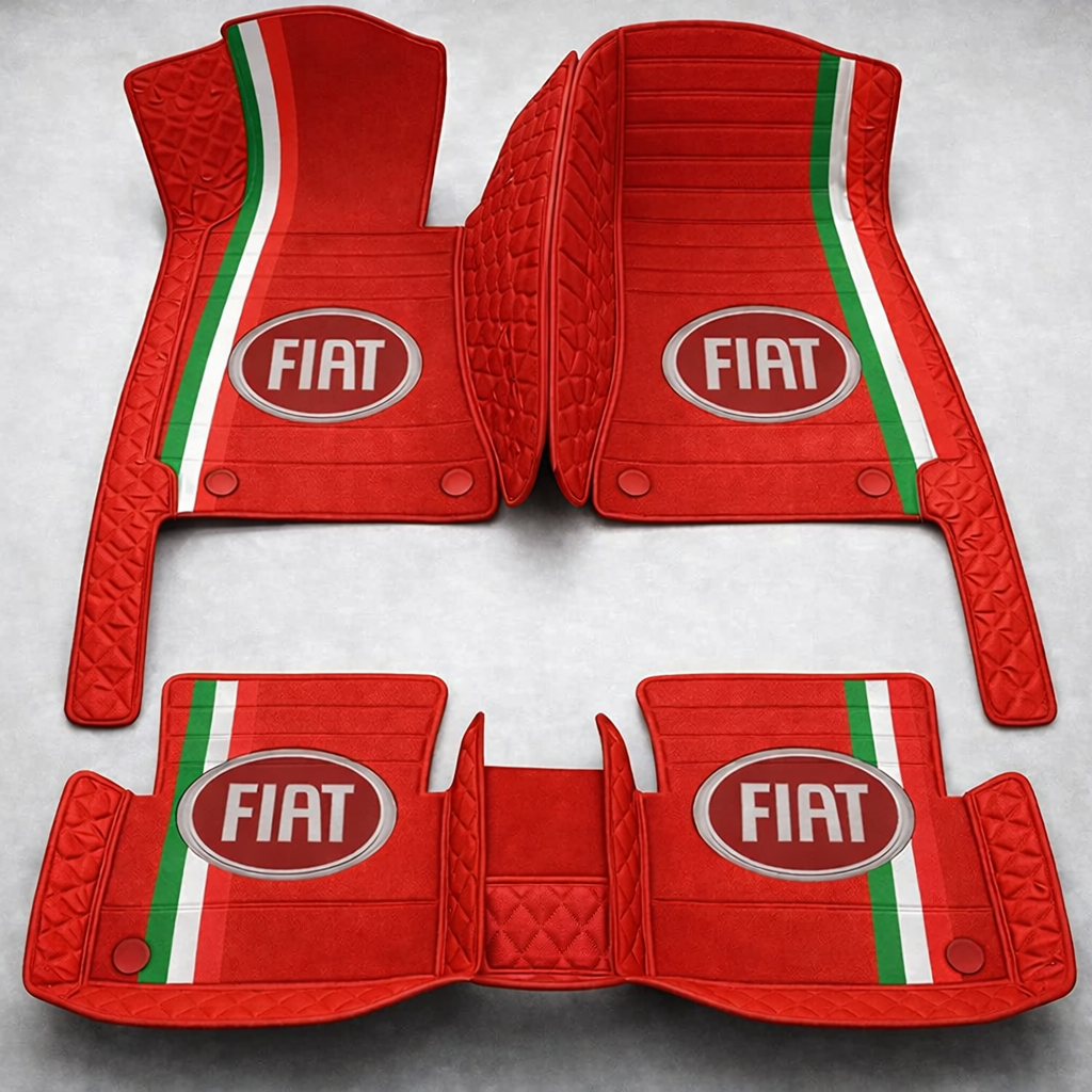 Prémium PVC és bőr autószőnyeg szett, minden időjáráshoz, vízálló – komplett első és hátsó készlet.