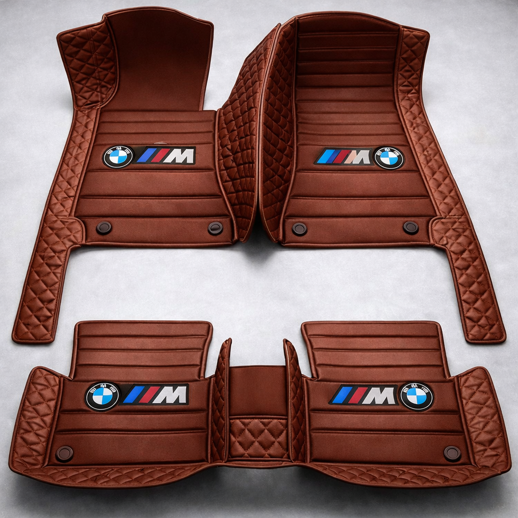 Prémium PVC és bőr autószőnyeg szett, minden időjáráshoz, vízálló – komplett első és hátsó készlet.