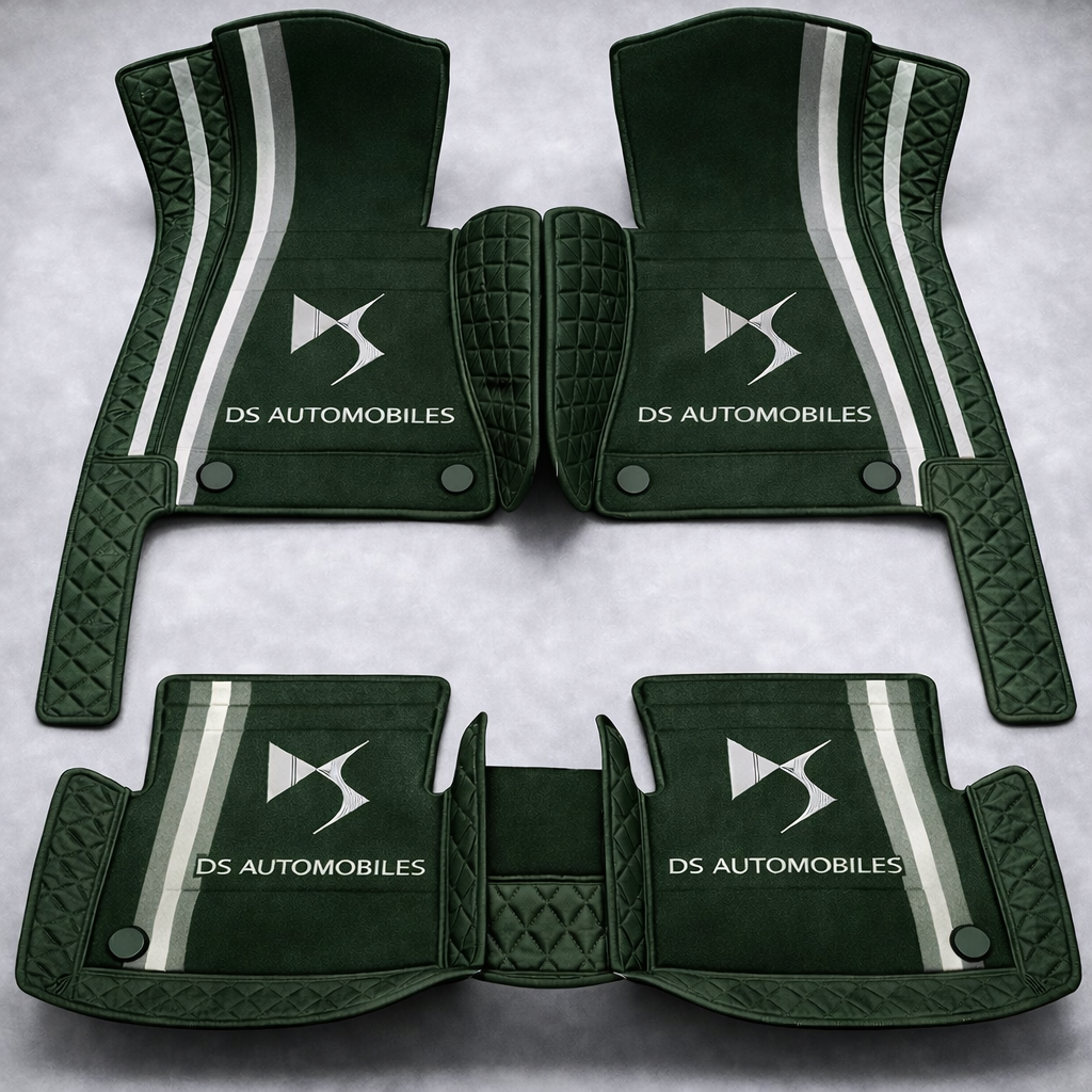 Prémium PVC és bőr autószőnyeg szett, minden időjáráshoz, vízálló – komplett első és hátsó készlet.