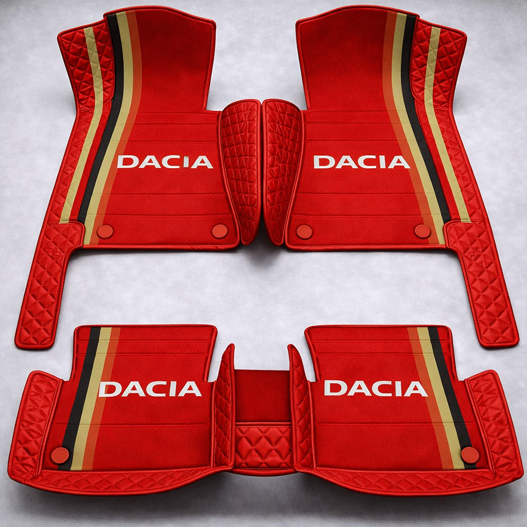 Prémium PVC és bőr autószőnyeg szett, minden időjáráshoz, vízálló – komplett első és hátsó készlet.