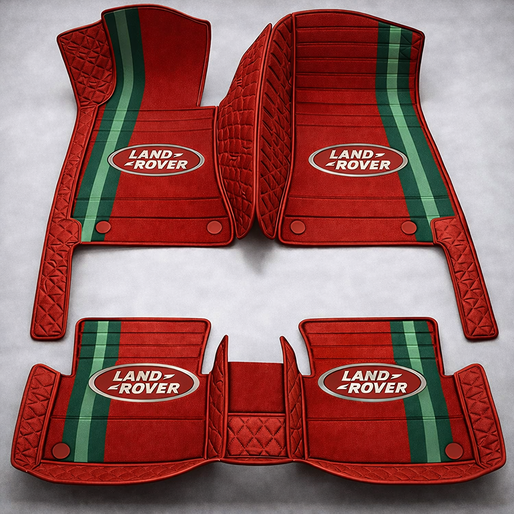 Prémium PVC és bőr autószőnyeg szett, minden időjáráshoz, vízálló – komplett első és hátsó készlet.